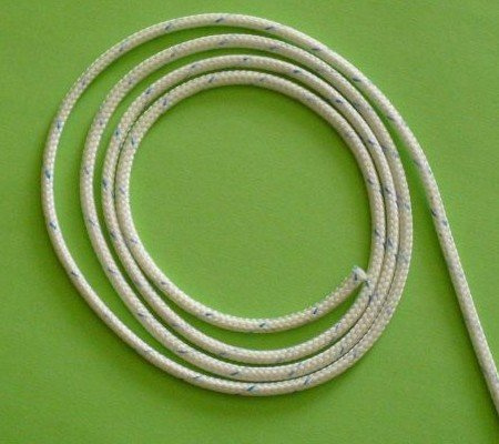 Starterseil 5,0 mm Preis je 100 cm (1 m) extrem strapazierfähig widerstandsfähig gegen Öl und Benzin wasserabweisend imprägniert
