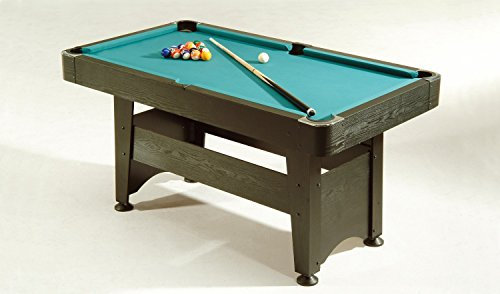 Billardtisch Chicago 4ft., Poolbillard, schwarz, 155 x 85