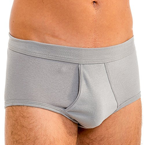 HERMKO 3240 Herren Slip mit Eingriff Unterhose aus 100% Bio-Baumwolle in vielen Farben bis Gr. 14