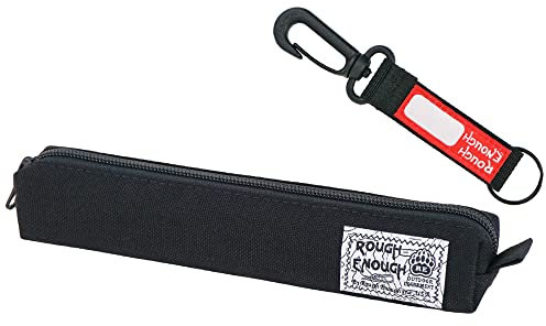 Rough Enough Cordura Slim Pencil Case Pen Bag Stylus Schlank kleine Stift Etui Federmäppche Bleistifte Tasche Case Kugelschreiber Schlamperbox für Studenten Kinder Jugendliche Schule Office