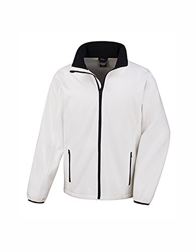Result Men's Core Printable Soft Shell Jacket, Red (Red/blk), XXXX-Large(Size:4XL)