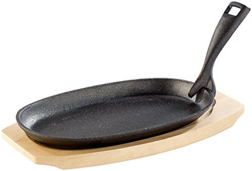 Plat en fonte avec poignée amovible - 28 cm [Tornwald-Schmiede]