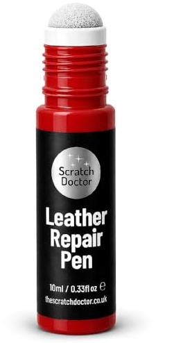 Scratch Doctor Leather Repair Pen Scratch Remover Colour Repair for Leather Faux Vinyl Furniture Sofas Car Seats Shoes Bags (Red)