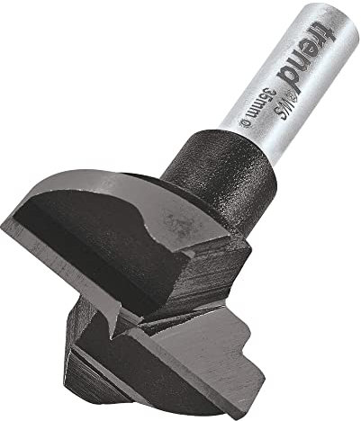 Trend Broca profesional de acero al carbono de 35 mm, 54 mm de longitud, perfecta para bisagras de cocina estilo europeo, T420/35 x 8 MMWS