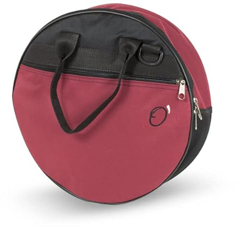 Ortola 1116 - Funda para Pandereta, color negro y rojo