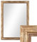 PHOTOLINI Wand-Spiegel 70x90 cm im Massivholz-Rahmen Barock-Stil Antik Gold/Spiegelfläche 60x80 cm