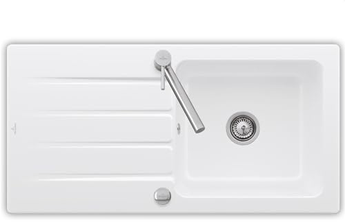 Villeroy & Boch Architectura 60-3360 02 KG Snow White Keramikspüle Excenterbetätigung