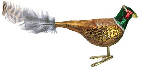 Old World Christmas Ornaments: Bird Watcher Collection Glass Blown Ornaments for Christmas Tree, Pheasant
