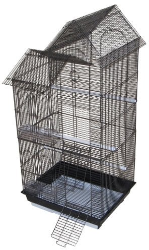 Zoo-Shop Wellensittichkäfig Voliere WKF03 *1,10m hoch* Blickfang!