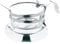 Platà parmesan avec cuillère 75 x 117 mm en acier inoxydable et verre Bolà fromage