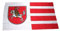 Fahne/Stockflagge Dithmarschen 30 x 45 cm Flagge