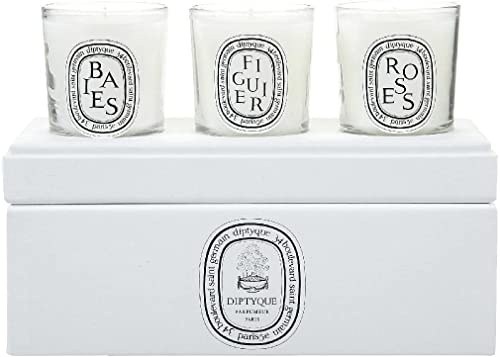 Mini Candle Coffret: (Baies Figuier Roses) - 3x 70g/2.4oz