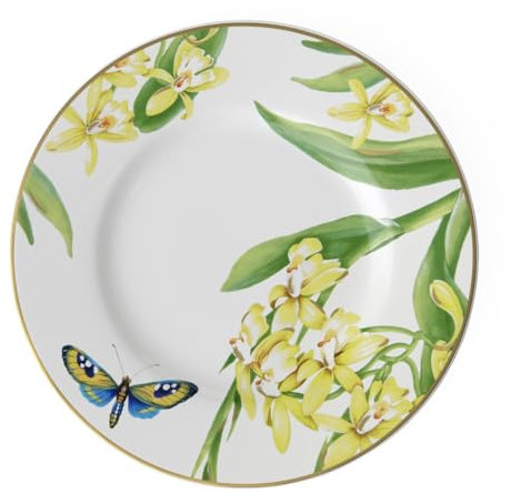 Villeroy & Boch 10-4381-2650 Amazonia Anmut Assiette à Dessert Porcelaine Vert 22,5 x 22,6 x 7,6 cm