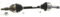 Antriebswelle GKN SPIDAN u.a. passend für OPEL INSIGNIA ZAFIRA SAAB 44690