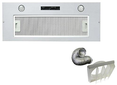 Cookology Integrated Ceiling Extractor Fan | 90cm Built-in Canopy Cooker Hood & Outside Venting Kit