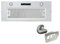 Cookology Integrated Ceiling Extractor Fan | 90cm Built-in Canopy Cooker Hood & Outside Venting Kit
