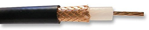 Cavo/filo – coassiale – Cavo coassiale URM67 nero 50 m – urm67.0050