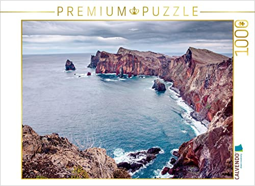 CALVENDO Puzzle Ponta do Bode. Die Nordküste der Insel Madeira | 1000 Teile Lege-Größe 64 x 48 cm Foto-Puzzle für glückliche Stunden