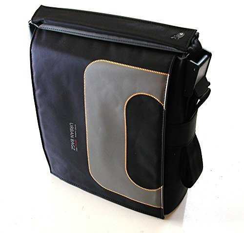 Laptop Messenger Bag, 10.2 Inch Netbook - Icon - Black