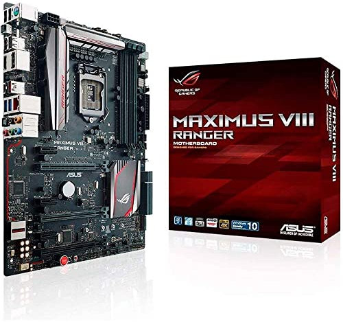 Asus ROG Maximus VIII Ranger Gaming Mainboard Sockel 1151 (ATX, Intel Z170, 4x DDR4-Speicher, USB 3.1, M.2 Schnittstelle)