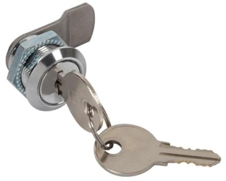 Perel Serrure de boite aux lettres, diamètre 17 mm