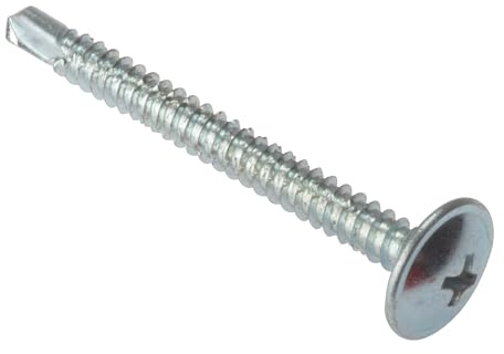 Baypole Self-Drill Screw Phillips Wafer Head ZP 4.8 x 60mm Box 100