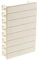 Zenitech 150034 obturadores 8 módulos, color blanco