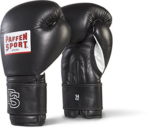 Paffen Sport Star III Boxhandschuhe für das Sparring; schwarz; 18UZ