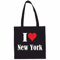 Reifen-Markt Tasche I Love New York Größe 38x42 Farbe Schwarz Druck Weiss