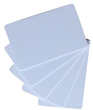 YARONGTECH NFC Visitenkarten Tags | NXP ChipNTAG216 | 888 Bytes Speicherkapazität | weiße Hartes PVC Karten | Hohe Scankraft - 10 Stück