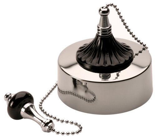 Deluxe 6Amp 2 Way Ceiling Switch Black and Chrome Feature