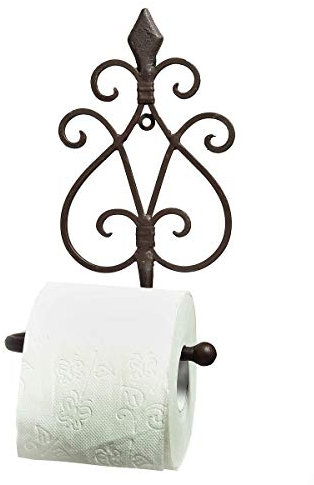 Ambiente Haus 92083 Toilettenrollenhalter 24 cm antikbraun