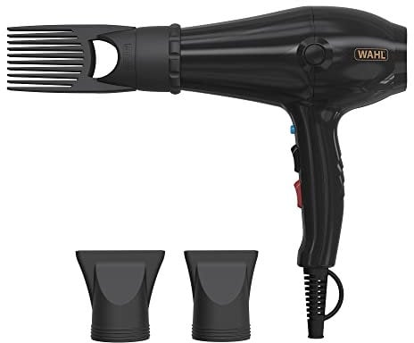 Wahl Secadores de pelo para mujer PowerPik 5000 secador de pelo con accesorio Pik, secador de pelo Afro