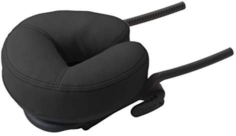 EarthLite Massageliege, Gesichtswiege, Deluxe, verstellbar, langlebig, vollständig verstellbare Kopfstützen-Plattform für Massagestühle und -tische, schwarz