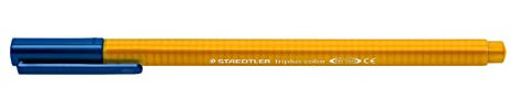 STAEDTLER Filzstifte triplus color, goldocker, dreikant, stabile, eindrucksichere Spitze, Linienbreite ca. 1 mm, kindgerecht, Made in Germany, 10 goldocker fibre-tip pens im Kartonetui, 323-16
