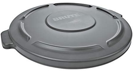 Rubbermaid Commercial Products - Rubbermaid Commercial - Round Brute Lid For 32-Gallon Waste Containers, 22 1/4 Diameter, Gray - Sold As 1 Each - Durable plastic. - Molded handles. -
