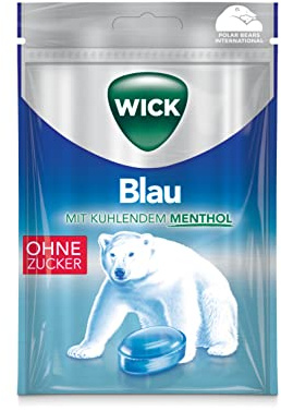 Wick Blau ohne Zucker, 72 g