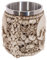 Puckator SK247 Chope de décoration avec Crânes Résine Blanc/Beige/Gris 10 x 14 x 10,5 cm