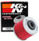K&N Filtro olio per motociclette: Progettato per l'uso con oli sintetici o convenzionali. Per Yamaha selezionati, KN-145