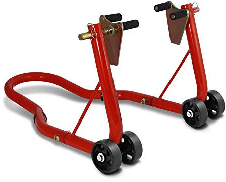 ConStands - Motorrad Montageständer für Vorne Classic Front Rot Motorradheber Vorderrad