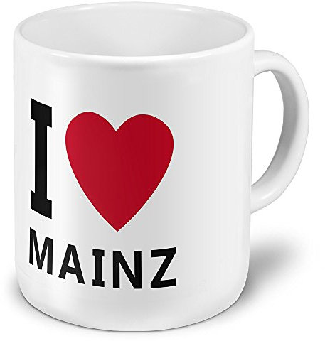 digital print XXL Jumbo-Städtetasse Mainz - XXL Jumbotasse mit Design I Love Mainz - Städte-Tasse, Städte-Krug, Becher, Mug