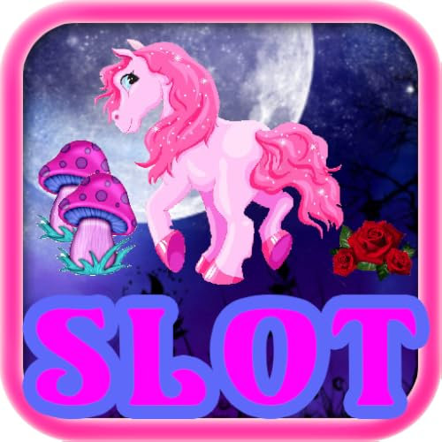 Einarmiger Bandit mystische verzauberte Einhorn moon - progressive Jackpot Freispiel Vegas Casino-Spiel Glücksspielautomat
