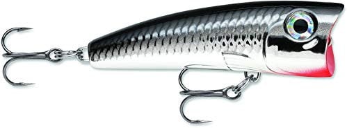 Rapala - Ultra Light Pop Angelköder - Angelzubehör mit Design für Maximale Luftblasenentwicklung - Süßwasser Spinnköder - Lauftiefe Topwater - Fischköder 4cm, 3g - Hergestellt in Estland - Chrome