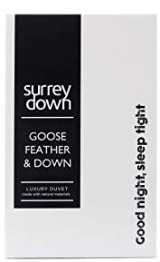 Surrey Down White Goose Feather & Down 13.5Tog Duvet, King, GFD13K