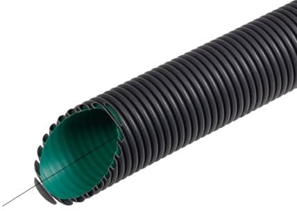 Fränkische Kabelschutzrohr Kabuflex R plus Typ 450 63,0x52,0mm für Erdverlegung schwarz 50 Meter