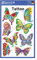 AVERY Zweckform 56742 Temporäre Tattoos für Kinder - 8 Stück Schmetterling, Wasserfest, Klebetattoos für Kindergeburtstag, Mitgebsel, Partyspiele, Mädchen