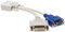 Dell Wyse 920302-02L Adaptateur de câble DVI-I, DVI-D/VGA Blanc