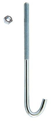 Hakenschraube M6 für Wellplatten, 80 / 10 / 20 mm, Paketinhalt: 100 Stück