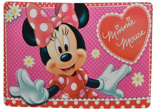 alles-meine.de GmbH 3-D Effekt Unterlage - Minnie Maus - Tischunterlage/Platzdeckchen/Malunterlage/Knetunterlage - Mickey Maus Pluto Donald