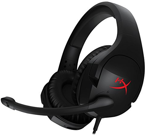 HyperX Cloud Stinger Binaural Diadema Negro auricular con micrófono - Auriculares con micrófono (PC/Juegos, 0,03 W, Binaural, Diadema, Negro, Polipiel, Espuma de memoria, Acero)